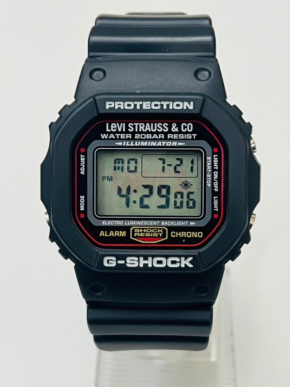 【電池交換済】G-SHOCK×リーバイス 1000限定 LVGS-5600 電池交換済】G-SHOCK×LEVI'S Gショック×リーバイス 1000限定