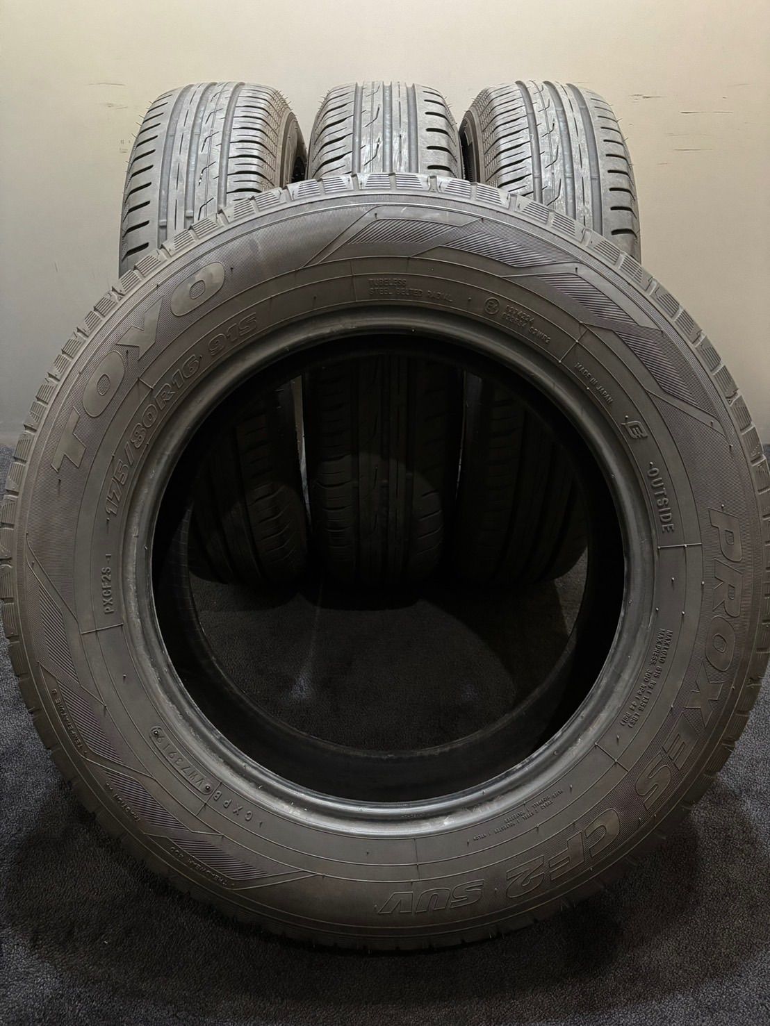 175 80R16 TOYO PROXES CF2 SUV 19年製 夏タイヤ サマータイヤ 4本 ジムニー 南3-K327 FFCRYSTALESIA_COM