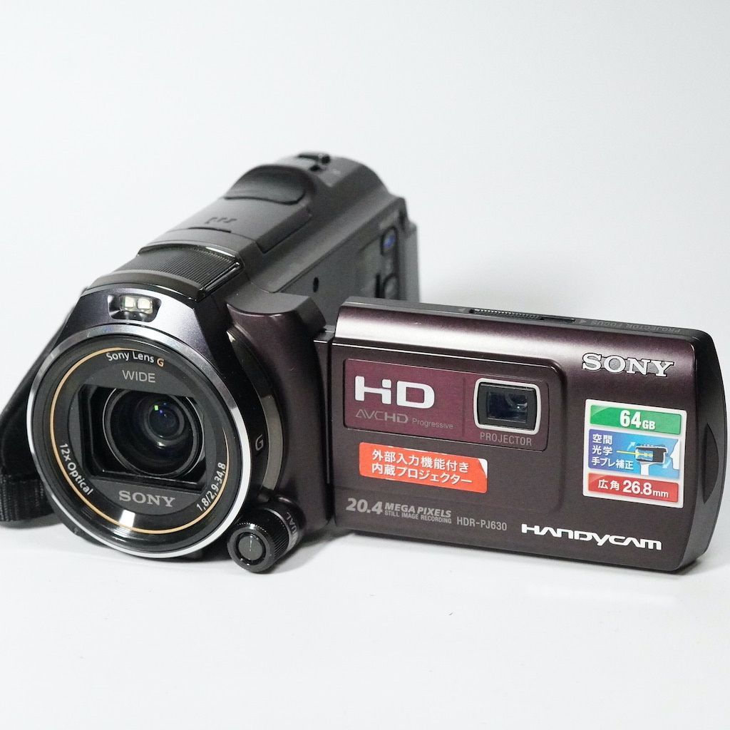 SONY ショップ ソニー HDR-PJ630V ブラウン 動作OK 1週間保証 /1386