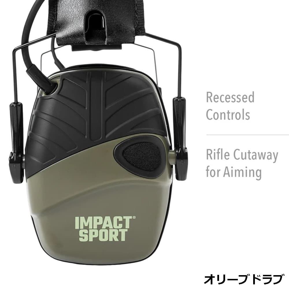  HOWARD LEIGHT 電子防音イヤーマフ NRR 22 IMPACT SPORT マルチカムブラック その他 バイス クランプ
