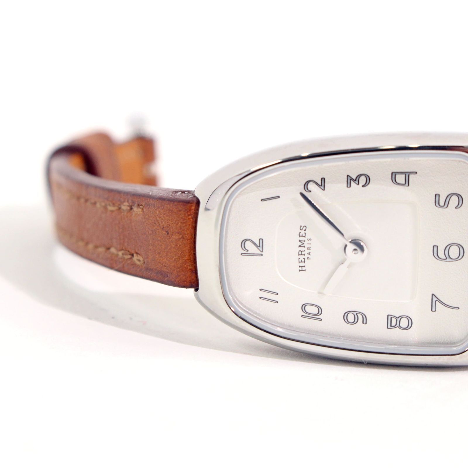 HERMES エルメス GA1.110 ギャロップ 腕時計 Z刻 クォーツ レディース 