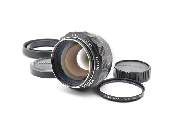 ☆実用品☆ ミノルタ MINOLTA MC ROKKOR-PG 58mm F1.2 大口径
