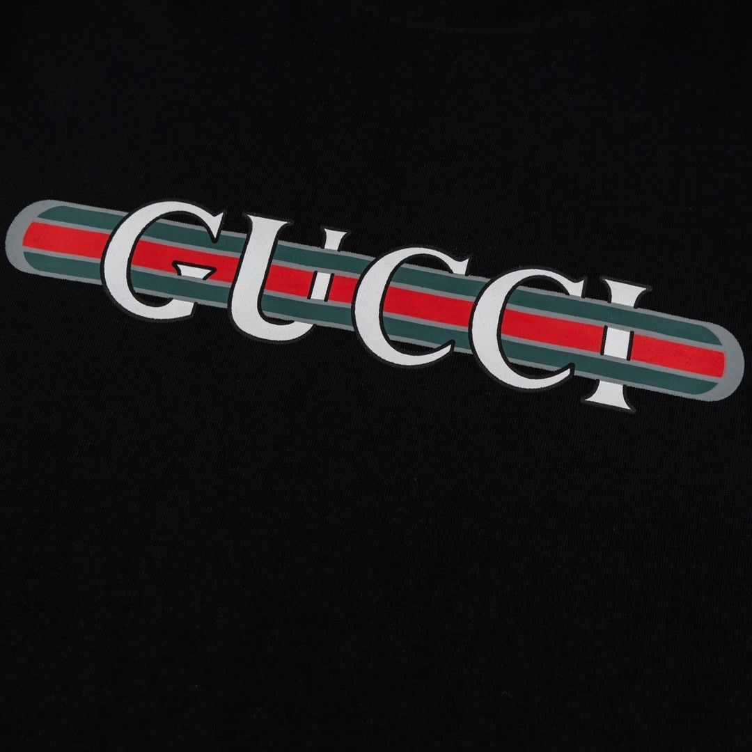 今日 Gucci ダブルスレッド?棉 T シャツ
