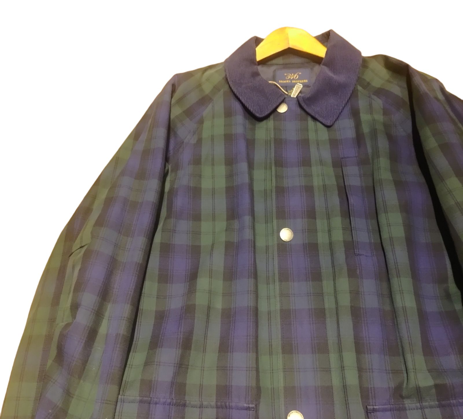 BrooksBrothers 346 blackwatch ステンカラーコート - メルカリ