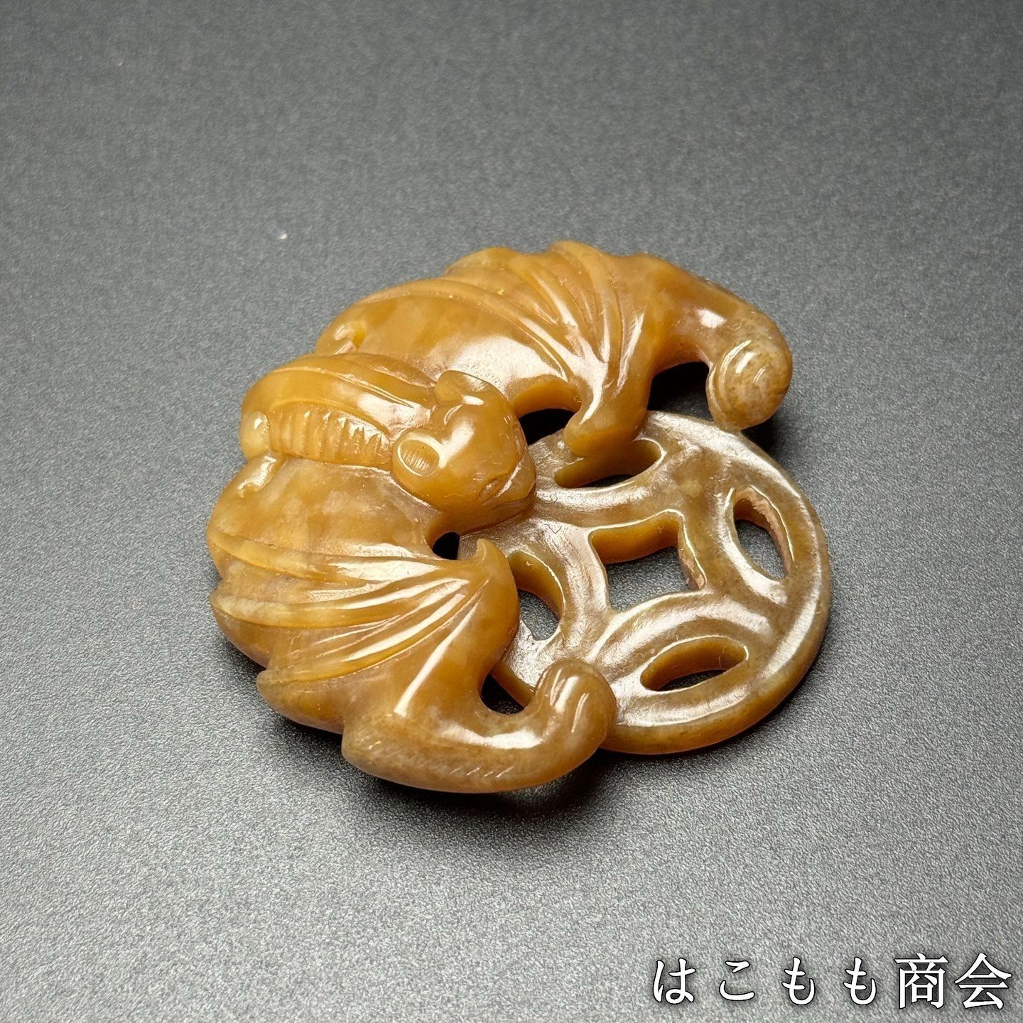 和田玉細密彫