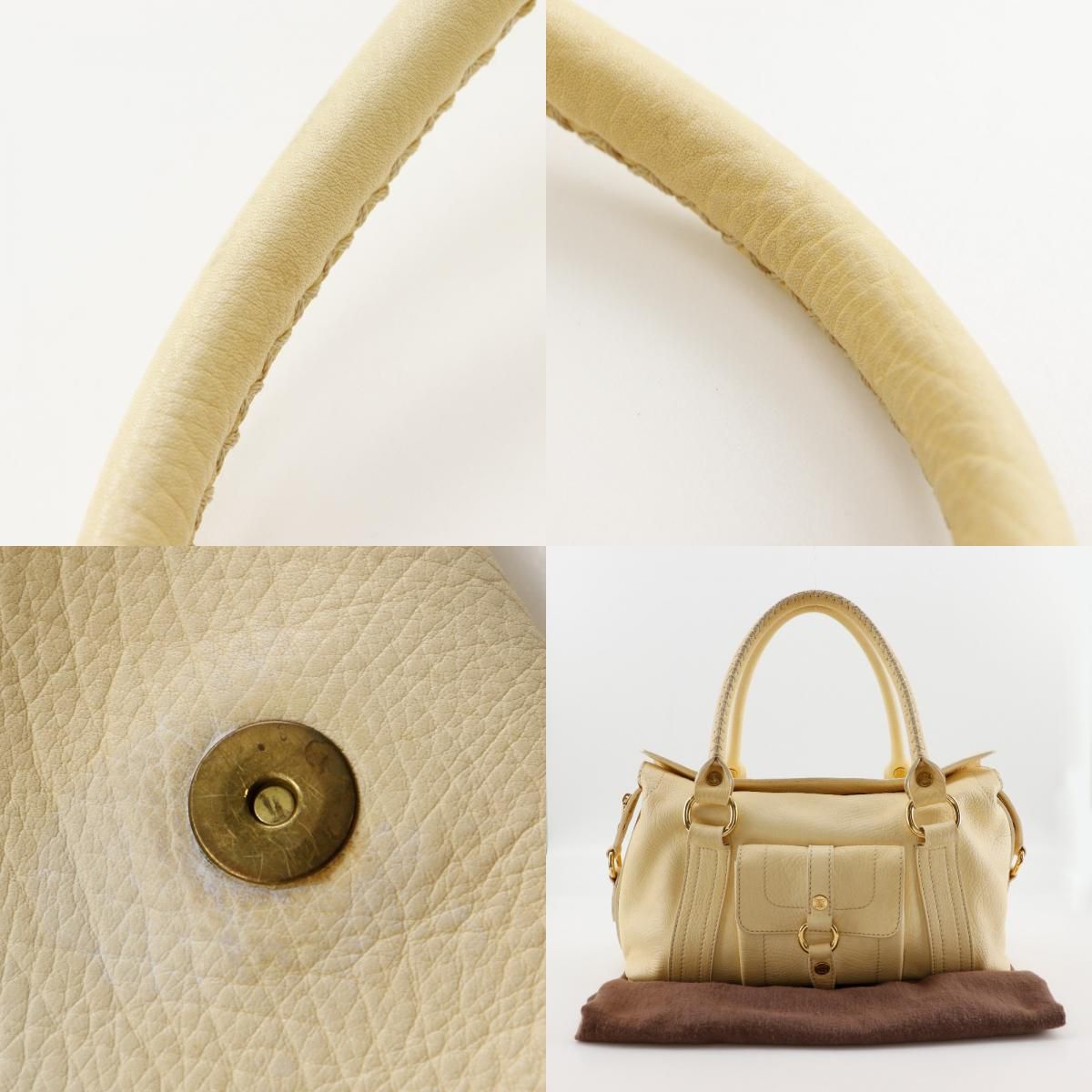 【美品】CELINE セリーヌ　ミニボストン　ベージュ　トリオンフ　ヴィンテージ 美品】CELINE セリーヌ ミニボストン ベージュ トリオンフ