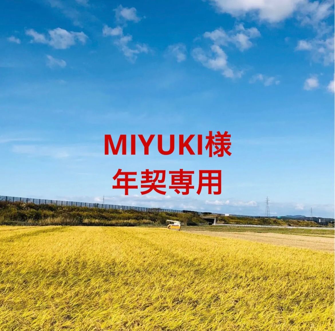 【MIYUKI様 年契専用】令和６年度新米あきたこまち玄米30Kg