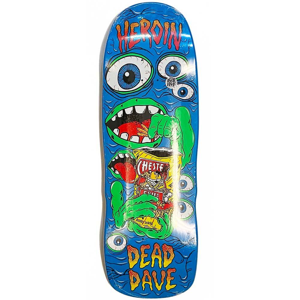 HEROIN ヘロインDEAD DAVE スケートボードデッキ　10.1×32 2025FALL】10.1 HEROIN ヘロイン DEAD DAVE MUTATE OR DIE DECK