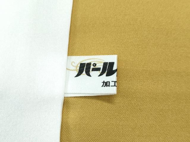 平和屋着物□極上 本場大島紬 泥染め 9マルキ 加那の郷 草花文 丸宮