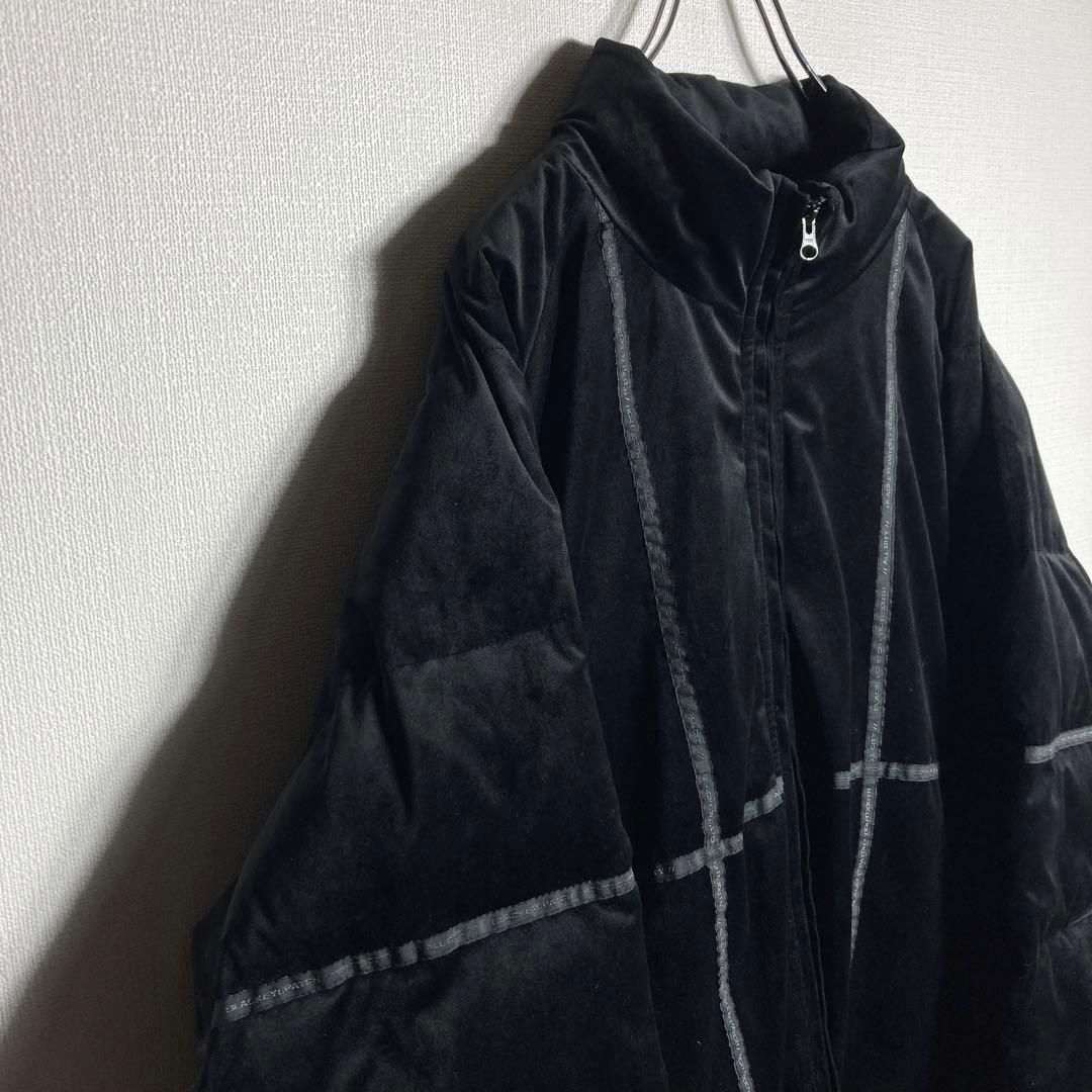 【美品】タイトブースプロダクション×ブラックアイパッチ ベルベット ダウン タイトブース ブラックアイパッチ ベルベットダウンジャケット