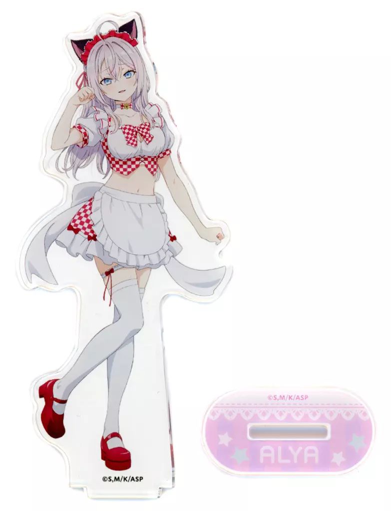 【中古】アクリルスタンド・アクリルパネル アリサ・ミハイロヴナ・九条 猫耳メイドver. 選べるアクリルスタンドフィギュア 「くじ引き堂 TVアニメ 時々ボソッとロシア語でデレる隣のアー