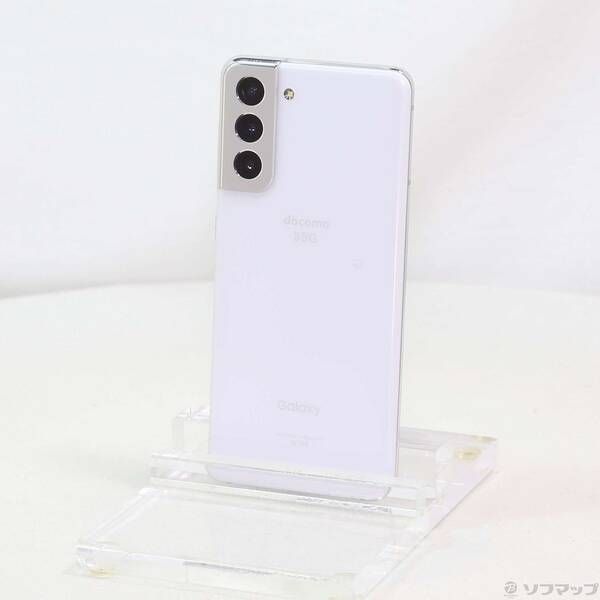 中古品〕 Galaxy S21 5G 256GB ファントムホワイト SC-51B