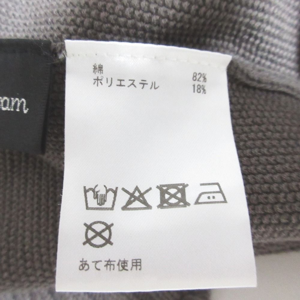 ナンバリングニットトップ