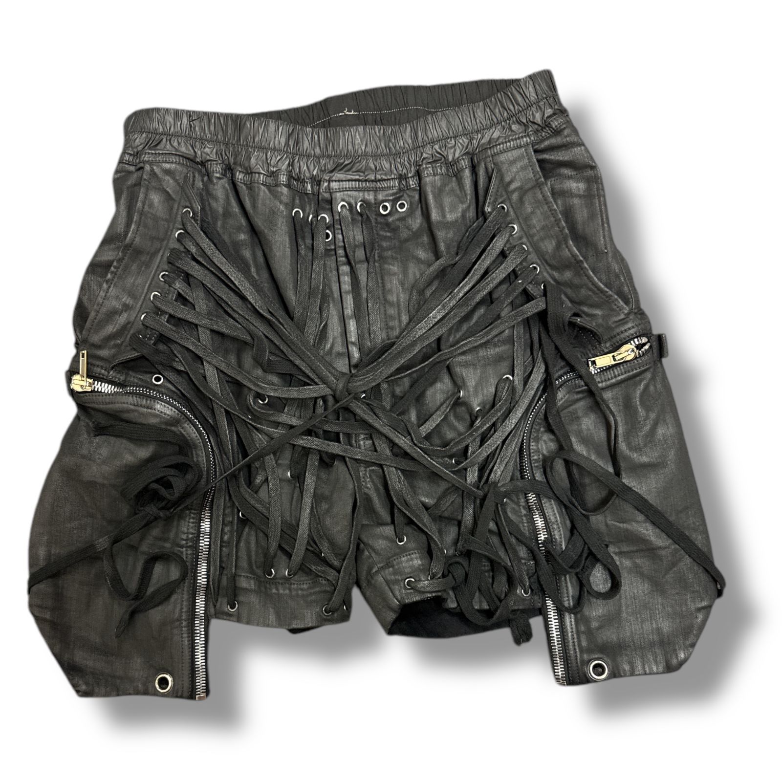 Rick Owens Tc Thomas Boxer Cargo Shorts メガレース トーマス ボクサー カーゴショーツ ハーフパンツ リックオウエンス RR20S7301 ブラック 48 90889A2