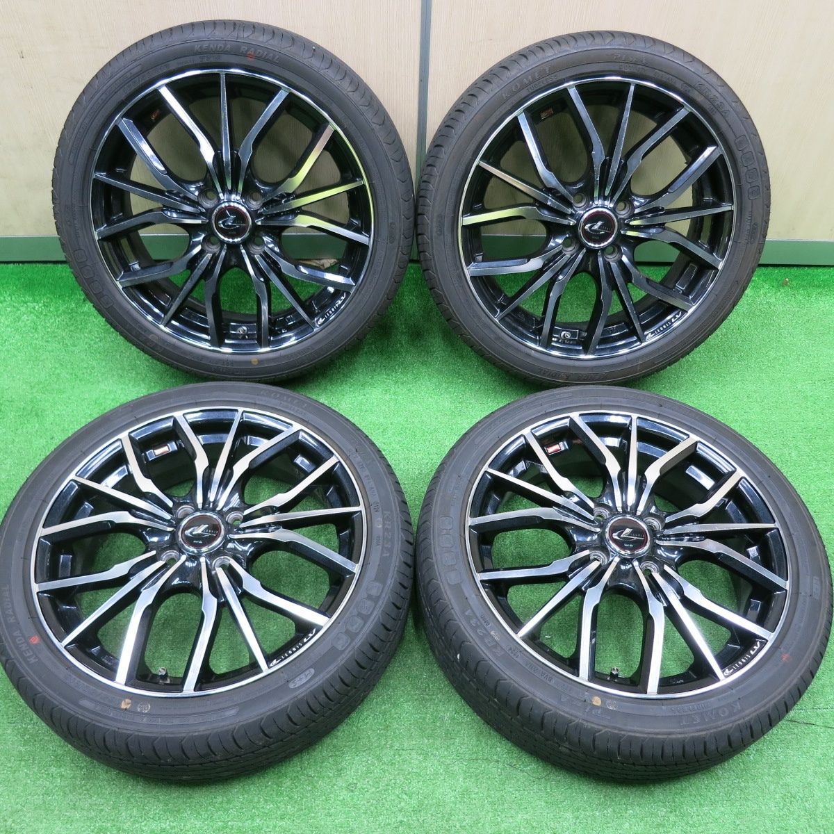 [送料無料] 超バリ溝！24年！ほぼ10分165/50R16 LEONIS LV ケンダ ラジアル KOMET プラス KR23A レオニス 16インチ PCD100/4H4100505NJノ