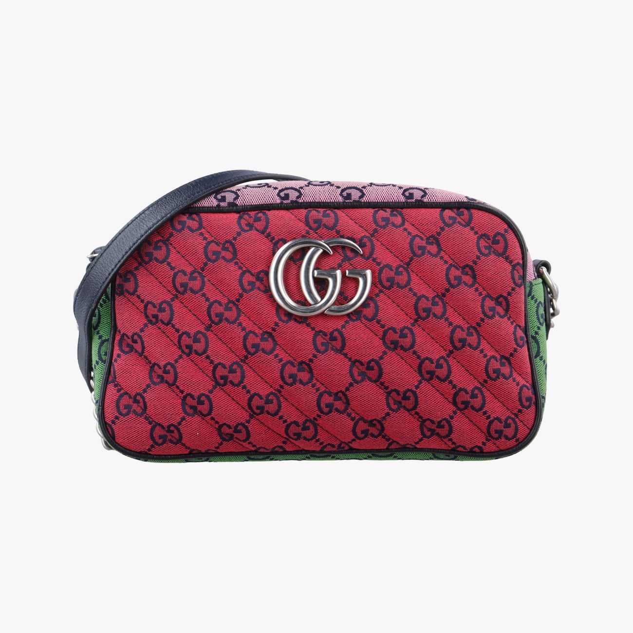 グッチGucciGGマーモントレッド×ピンク×グリーンキャンバス447632C034487043