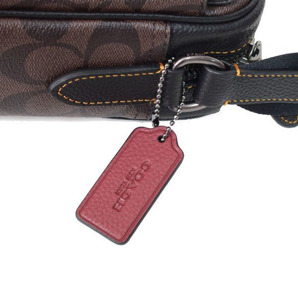 コーチ バッグ COACH コーティングキャンバス レザー シグネチャー