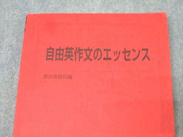 駿台 英語 自由英作文のエッセンス テキスト 2024 竹岡広信