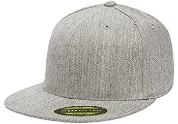 Flexfit 210フィットフラットつば野球帽 US サイズ Large|X-Large グレイ