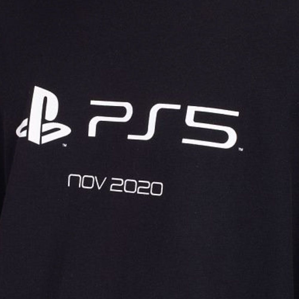 美品 バレンシアガ PlayStation コラボ 651795 PS5 プリント ニット クルーネック 半袖 Tシャツ カットソー 45870