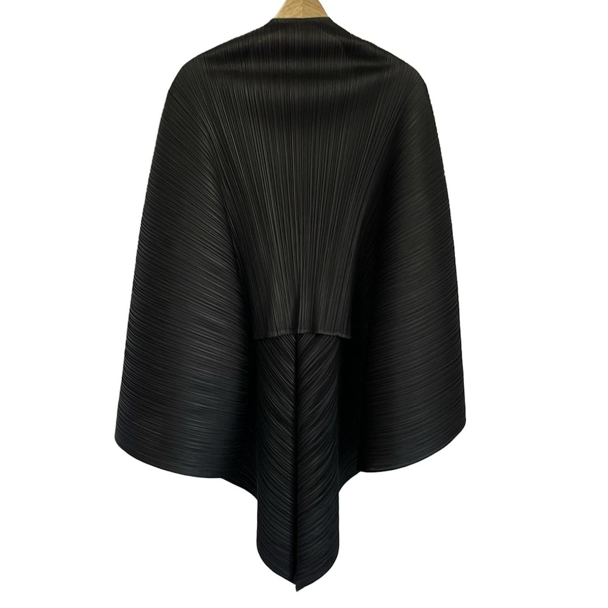 PLEATS PLEASE プリーツプリーズ ポンチョ サイズ3 L レディース - PP43JE153 3 黒 プリーツ 変形デザイン 春 秋