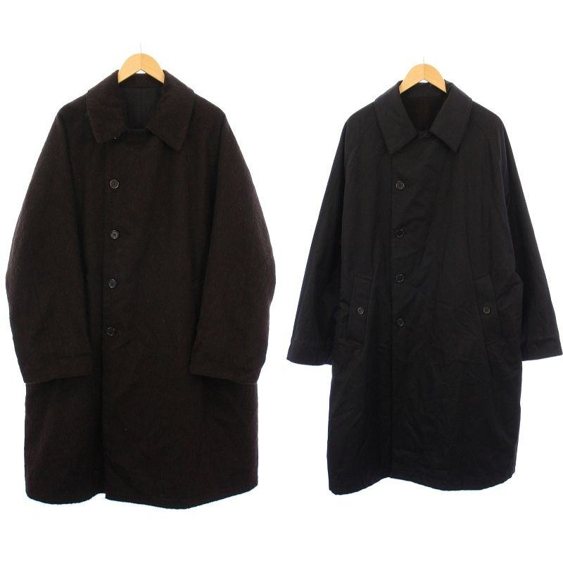 MARKAWARE／RAGLAN MAC COAT／ブラックアルパカ／サイズ1 MARKAWARE／RAGLAN MAC COAT／ブラックアルパカ／サイズ1 - メルカリ