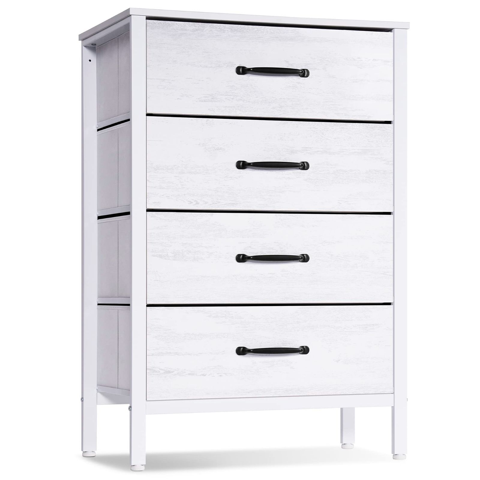 数量限定 収納 4段チェスト タンス 掃除機が通れる北欧風 引き出し