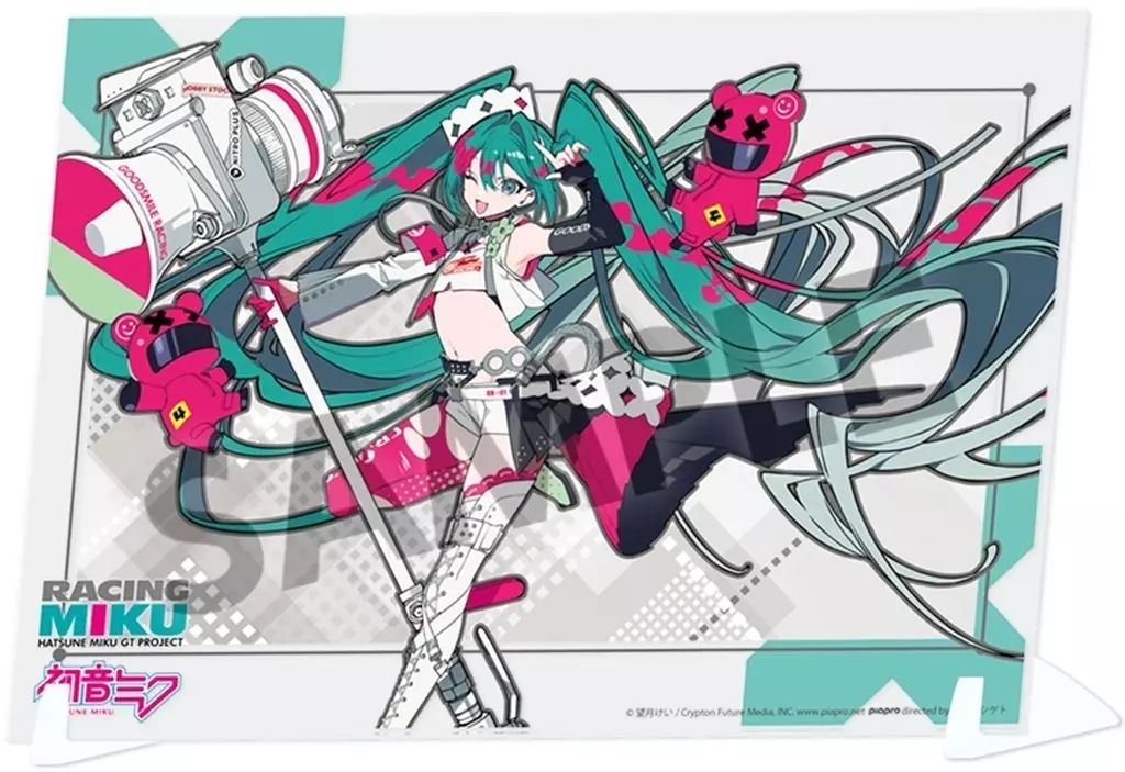 レーシングミク 2025 ナンバープレート 風 アルミプレート 初音ミク 全