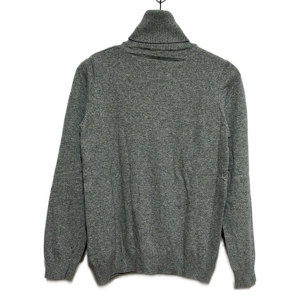 ラブモスキーノ 長袖セーター サイズ42 I M レディース - ライトグレー×黒 タートルネック 刺繍 メガネ イヤリング リボン