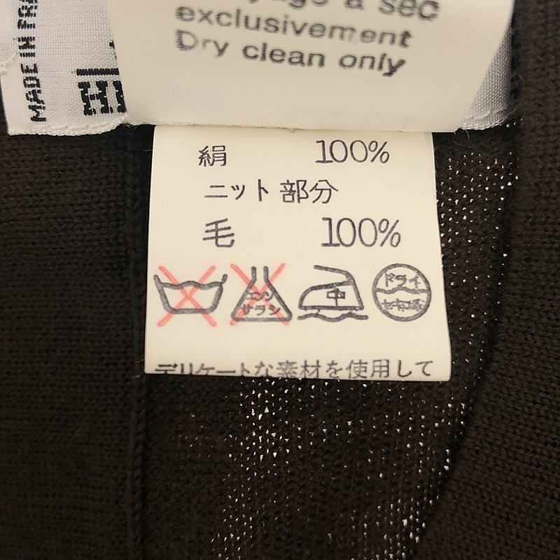 HERMES - 【美品】  HERMES / エルメス | LE TAROT クルーネックニット | 42 | グリーン | レディース 美品】 HERMES / エルメス | LE TAROT クルーネックニット | 42