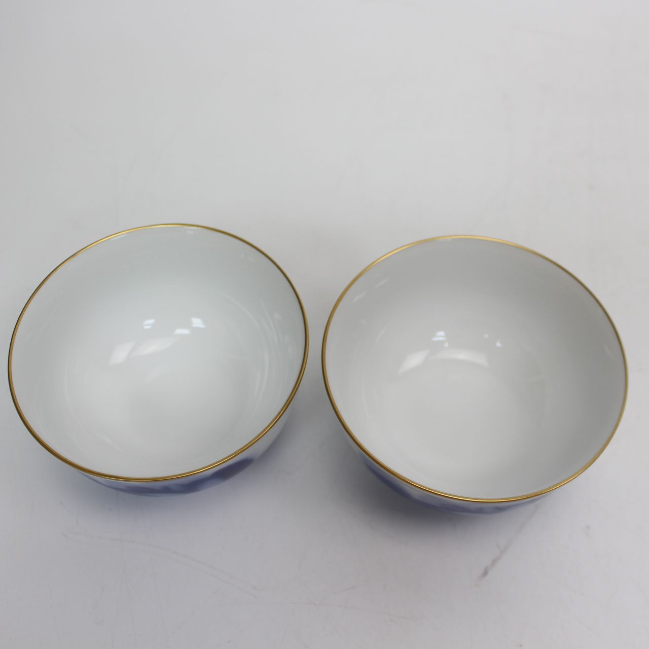 297)大倉陶園 ブルーローズ 湯呑 ペア 2客 - メルカリ