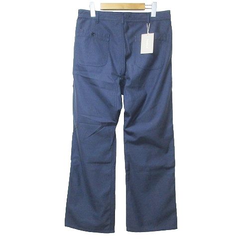 いけページ ヤエカ YAECA タグ付き ベイカーパンツ 156010 ネイビー LARGE