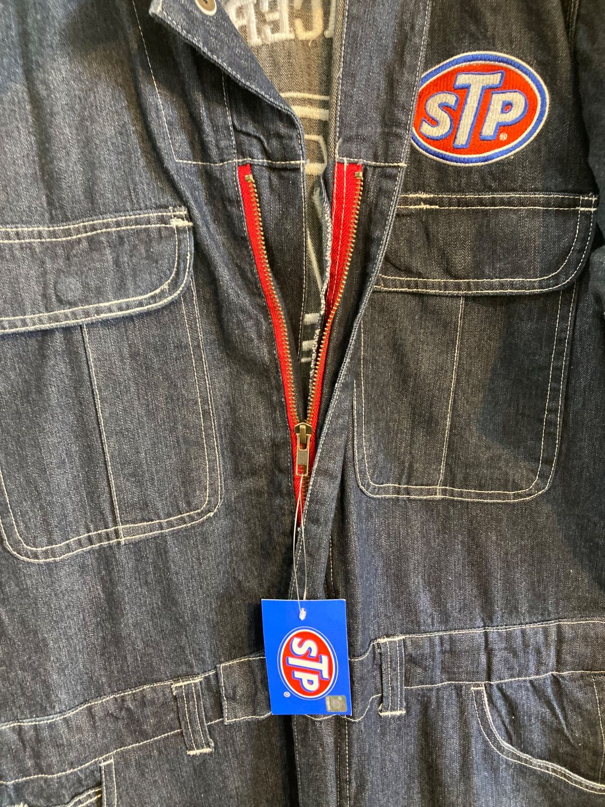 STP カバーオール 未使用品 Lサイズ オーバーオール デニム