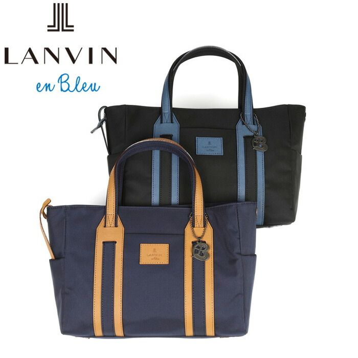 美品　LANVIN en Bleu　ドロップドライビング　トート 美品 LANVIN en Bleu ドロップドライビング トート - メルカリ