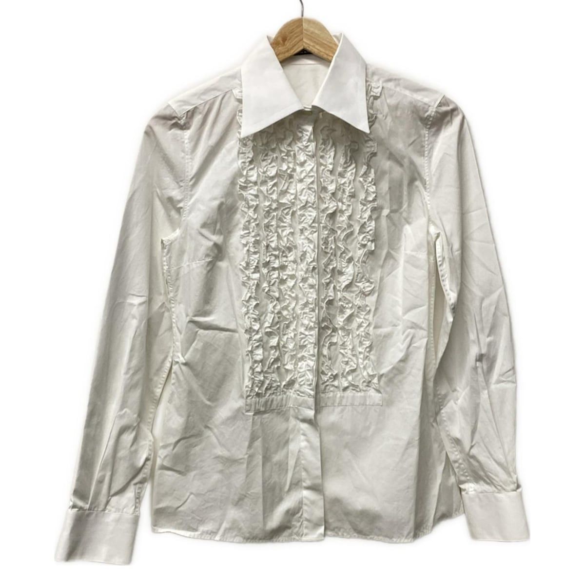 ☆DOLCE&GABBANA☆あじさい　ブラウス 小さいサイズ】花柄フロント釦シフォンブラウス/洗える(ブラウス