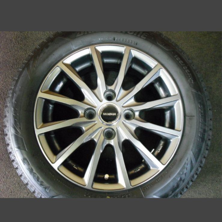 T-2124 本州 23年製 VRX3 165 65R14 ルーミー タンク トール ブーン パッソ 等 14インチスタッドレス タイヤホイール