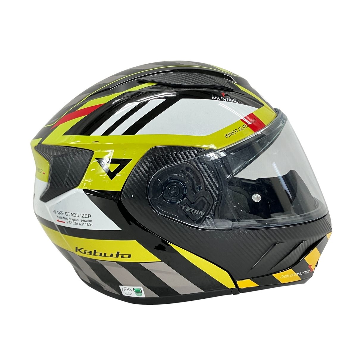 OKG KABUTO Ryuki ALERT ヘルメット 55cm-56cm イエロー サイズS W10354398 FFCRYSTALESIA_COM