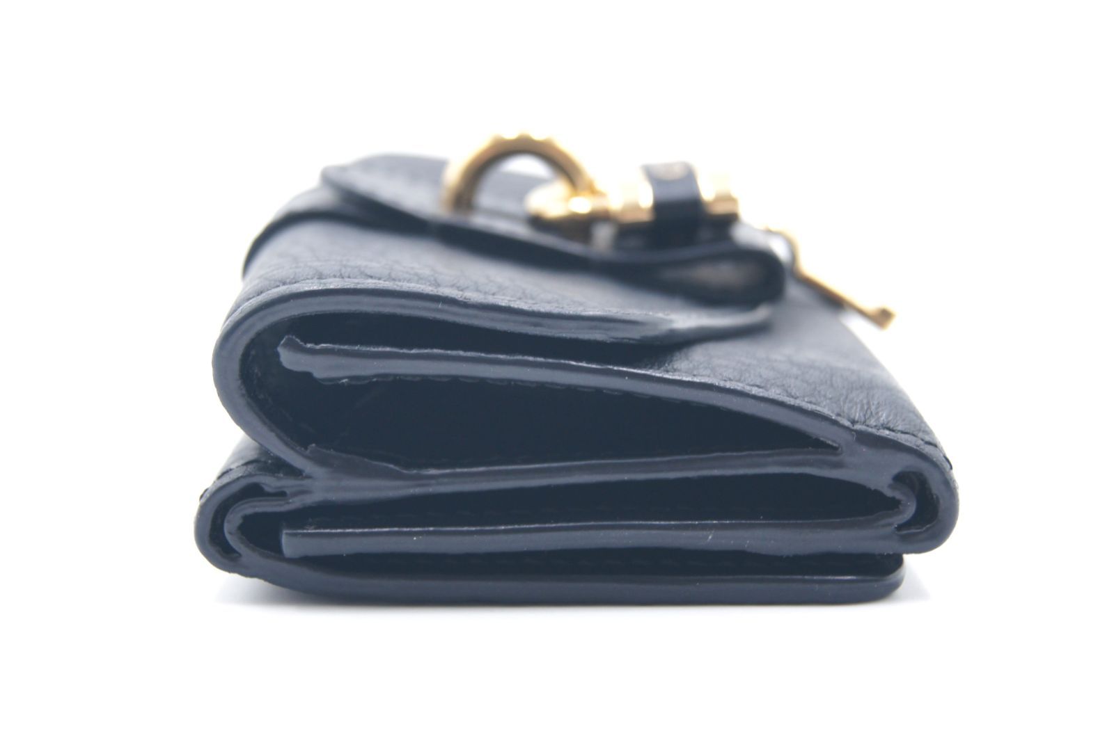 Chloe クロエ アビー三つ折り ミニ財布 ミニウォレット 小銭入れ ブラック Chloe クロエ ミニ財布/ミニウォレット 財布 三つ折り ABY