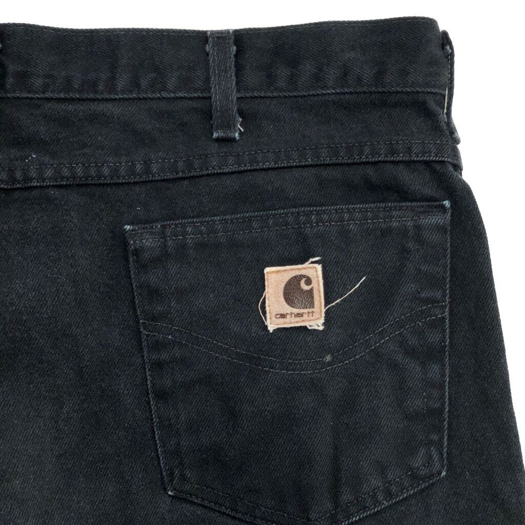 Carhartt カーハート デニムパンツ ブラック メンズ W38 L32 古着 V6401 SIROKUMA-CORPORATION_COM