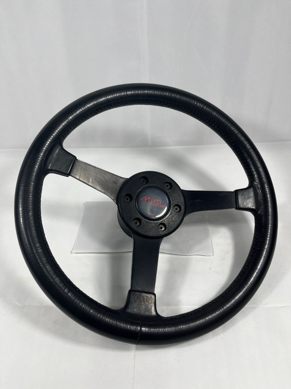 Mira TURBO ステアリング ハンドル 車 カスタム ホーンボタン 昭和レトロ 昭和 レトロ
