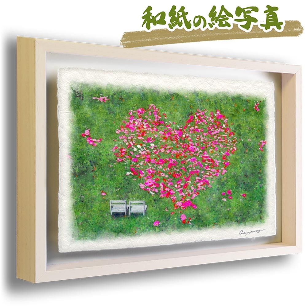 抽象的なハートと顔の絵画 2枚セット パネルアート 【公式ショッピング