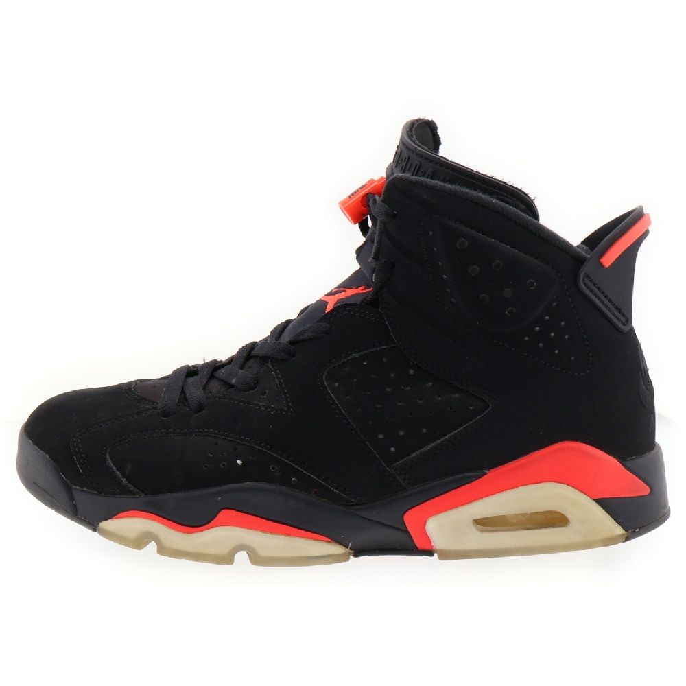 NIKE (ナイキ) AIR JORDAN 6 RETRO OG BLACK INFRARED 384664-060 エアジョーダン6 ハイカットスニーカー ブラック US9.5/27.5cm