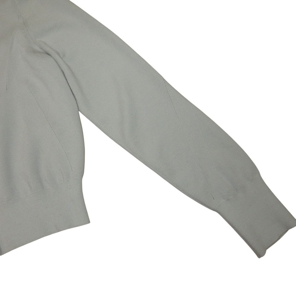良品 23AW FOXEY フォクシー Cardigan Trefle ウール ニット カーディガン 43275 サイズ38 アイスブルー  レディース 古着 中古 良品 23AW FOXEY フォクシー Cardigan Trefle ウール ニット