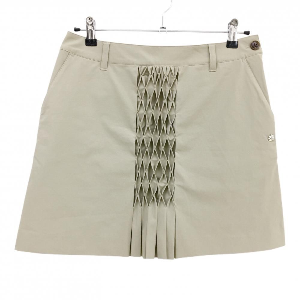 超 セントアンドリュース スカート ベージュ 一部立体 ストレッチ レディース L ゴルフウェア モデル St ANDREWS