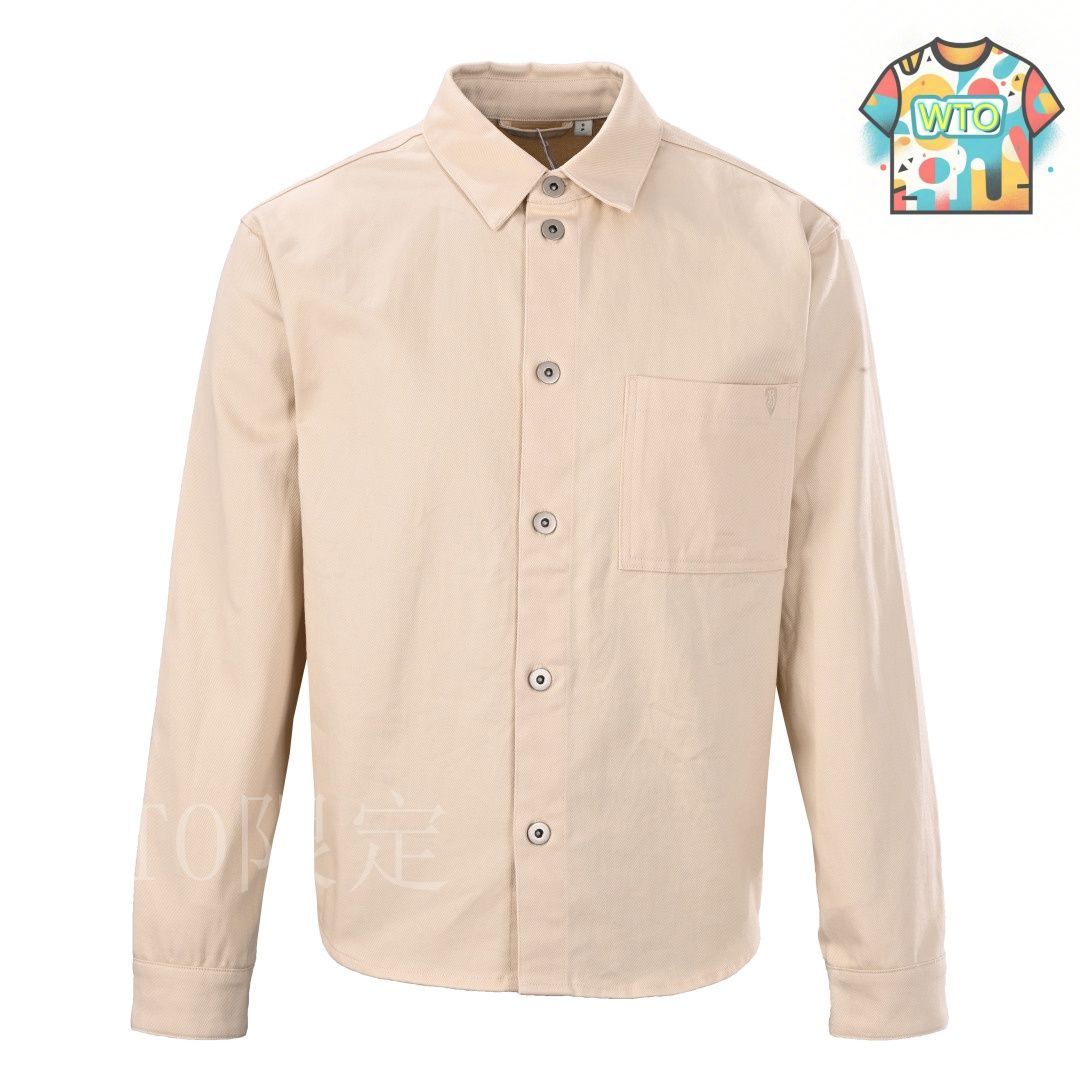 今日 BURBERRY BBR Shield Collar デニムシャツジャケット-2