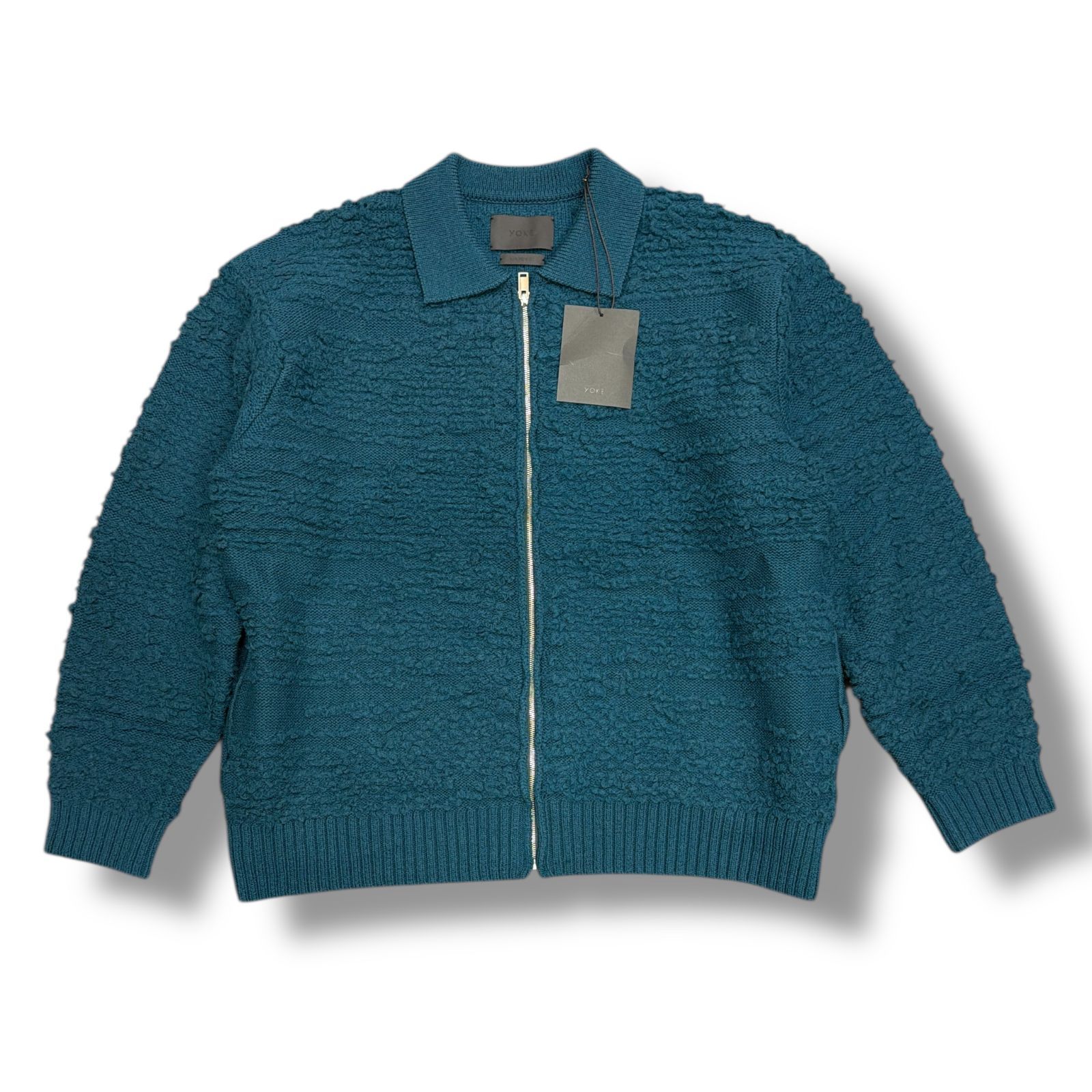参考上代59400円 未使用品 YOKE 24AW FRONT ZIP CARDIGAN フロント