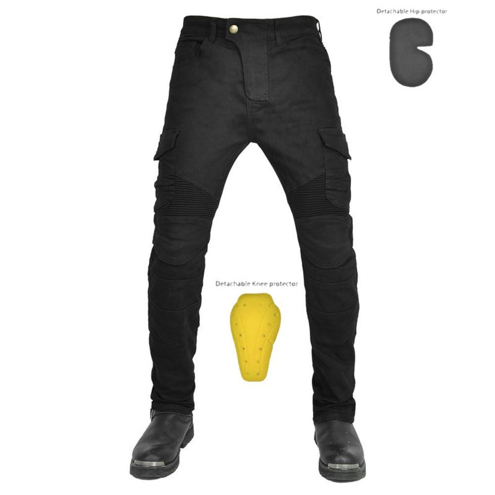 ブラック  2XL  ライダーパンツ バイクパンツ pkjes3 バイクパンツ ライダーパンツ バイクウェア メンズ レディース ライダースパンツ ライディングパンツ レーシングパンツ プロテクター付 ジ