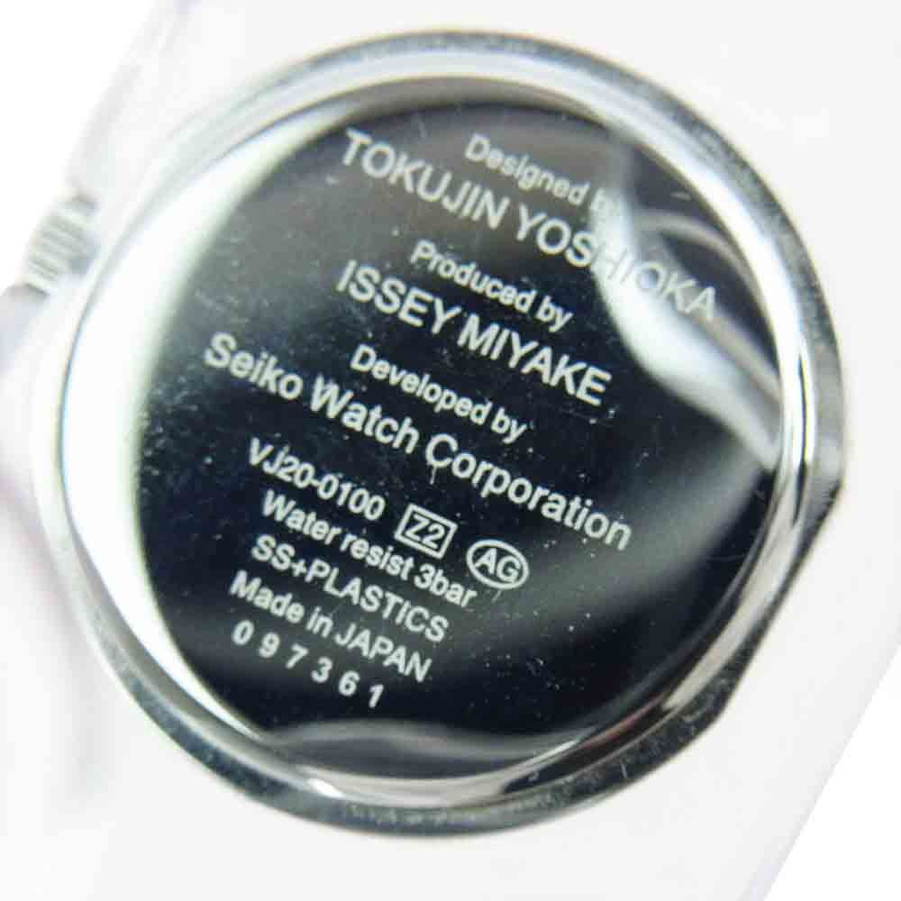 イッセイミヤケ 不動 VJ20-0100 シルバー文字盤 吉岡徳仁 ブレス