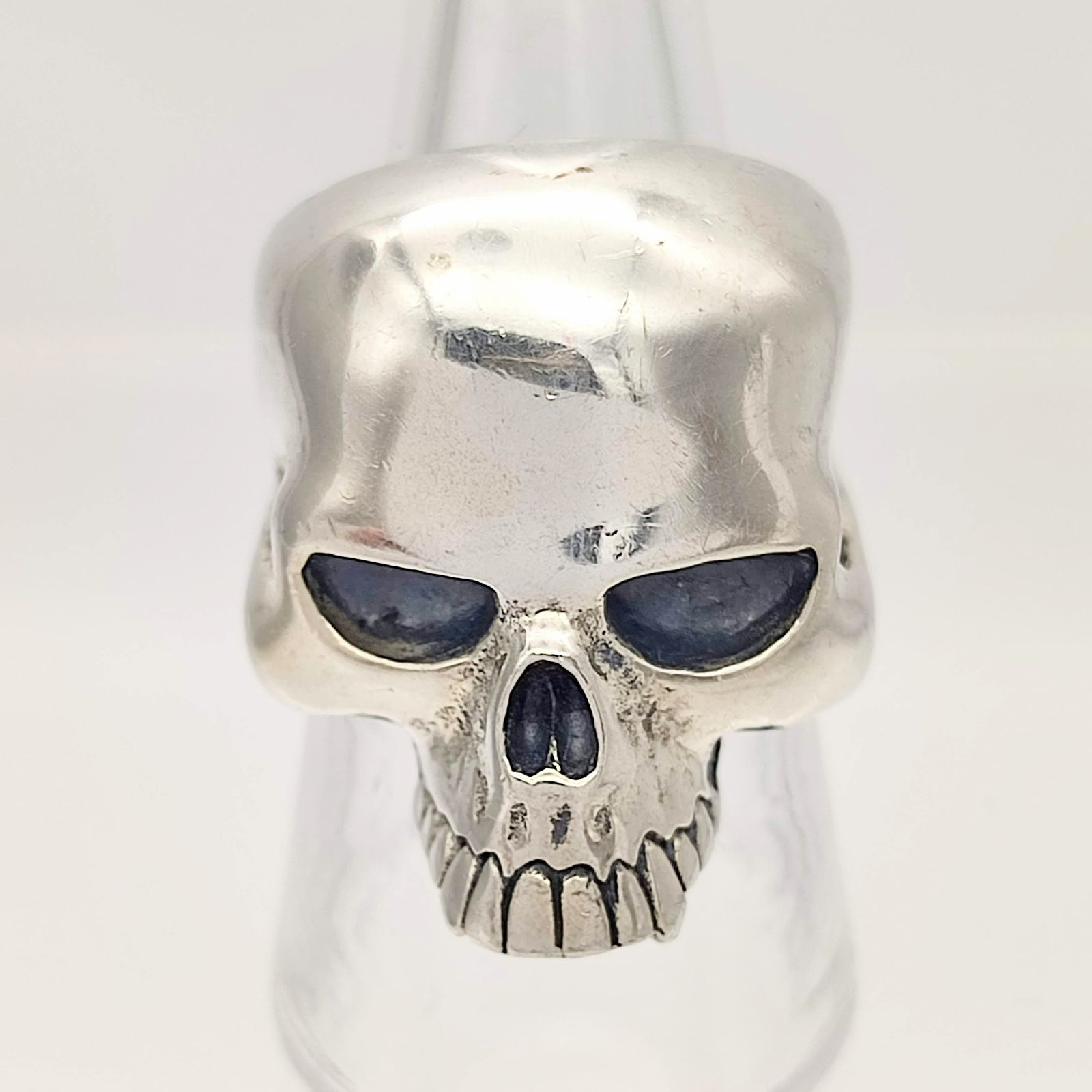 美品】CRAZY PIG クレイジーピッグ LARGE EVIL SKULL ラージ