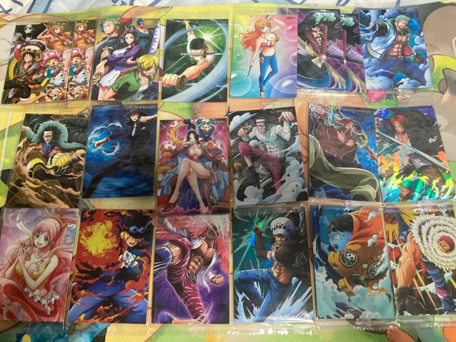 ワンピース ウエハースカード 20th anniversary 18種 - メルカリ